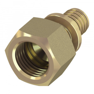 Соединение прямое латунное 16 x 1/2" внутренняя резьба Tece
