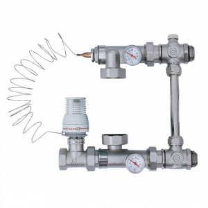 Насосно-смесительный узел для тёплого пола (без насоса) ZEISSLER/TIM JH-1032