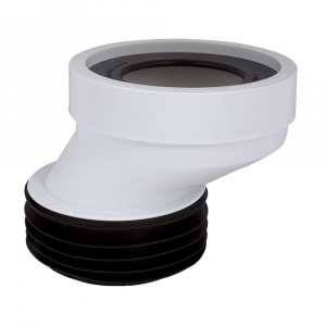 Патрубок для унитаза эксцентрический 40 мм STYRON Патрубок для унитаза эксцентрический 40 мм STYRON
