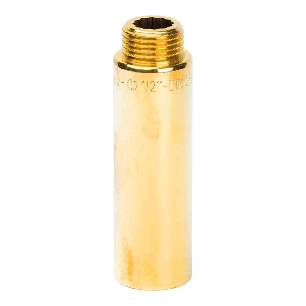 Удлинитель латунный 1/2" 80 мм General Fittings Удлинитель латунный 1/2" 80 мм General Fittings