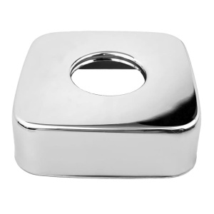 Чашка декоративная квадратная  (отражатель) 3/4" хром LUXON