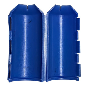 Втулка разборная защитная на теплоизоляцию для труб 16-20 мм синяя, ЮстаПласт РБ