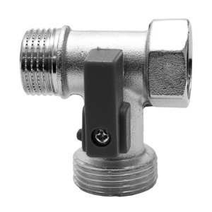 Кран шаровый трехпроходной с металлической ручкой 1/2"НР х 3/4"НР х 1/2"ВН Fornara Кран шаровый трехпроходной с металлической ручкой 1/2"НР х 3/4"НР х 1/2"ВН Fornara