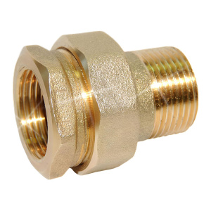 Американка прямая 1" латунная Цветлит