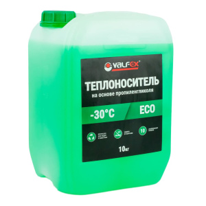 Теплоноситель ECO -30 VALFEX, 10 кг (на основе пропиленгликоля)