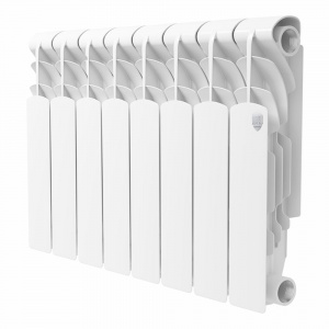 Алюминиевый радиатор REVOLUTION 350/80, 8 секций, Royal Thermo
