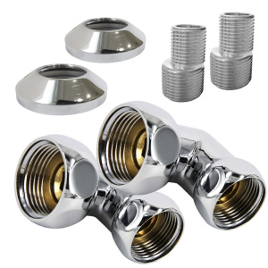 Соединение угловое для полотенцесушителя 1"ВР х 3/4ВР ДВИН