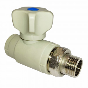 Кран ПП для радиатора 20 х 1/2" НР прямой Aquapipe Кран ПП для радиатора 20 х 1/2" НР прямой Aquapipe