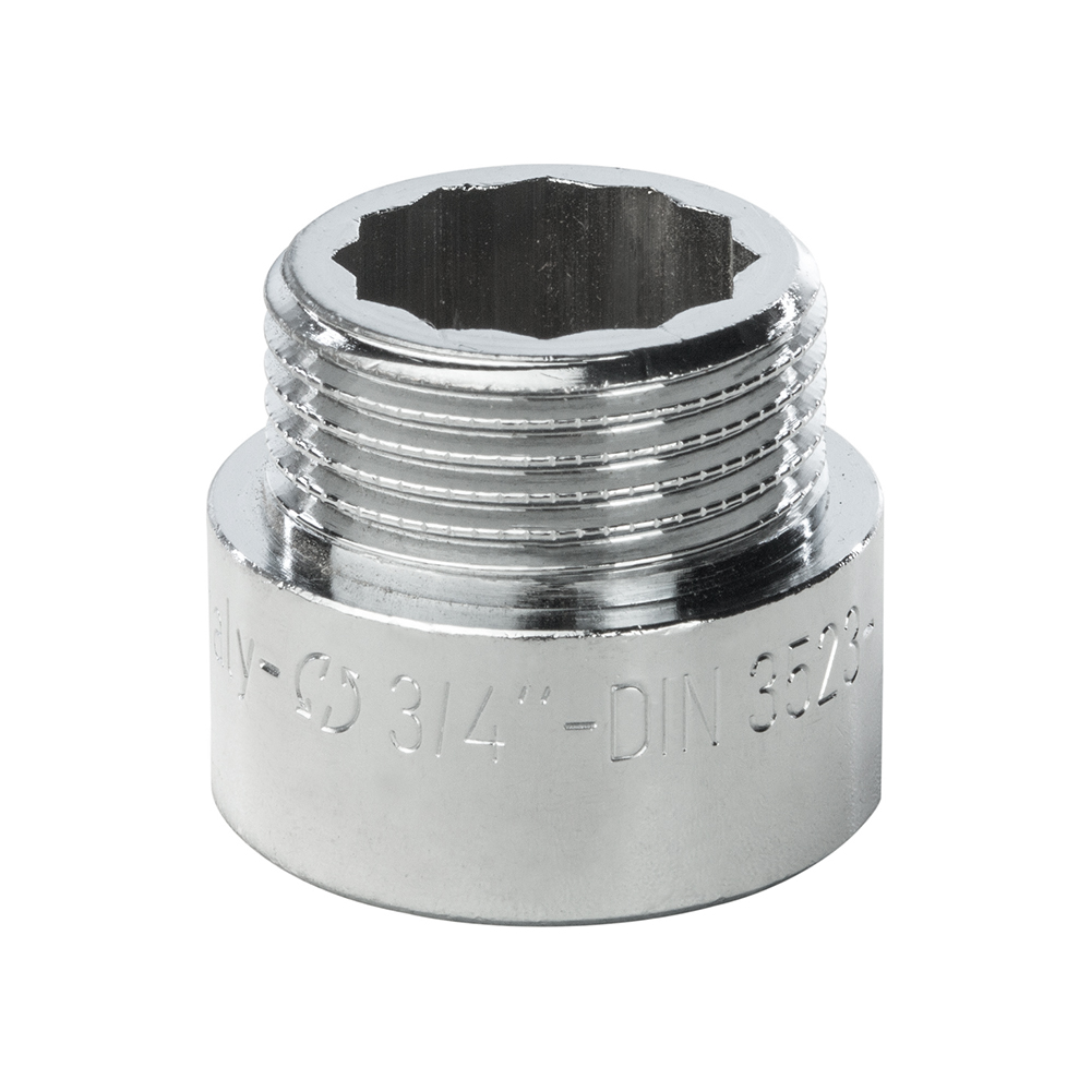 Удлинитель латунный 3/4" 15 мм хромированный General Fittings Удлинитель латунный 3/4" 15 мм хромированный General Fittings