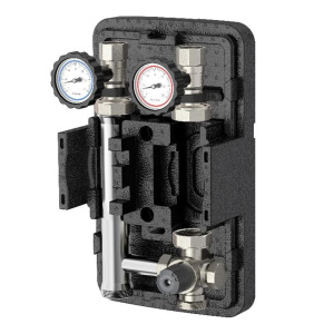 Насосная группа Varmega V-Flow с термосмесительным клапаном (kvs 3.5, 25-55°С), DN25 (нержавеющая сталь)