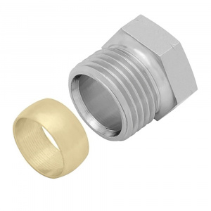 Обжим на медную трубку 1/2 НР (диаметр 15 мм), KAN-therm