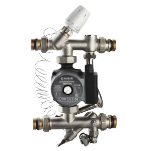 Насосно-смесительный узел для теплого пола (20-60°С, Kvs 4.5) без насоса, VIEIR