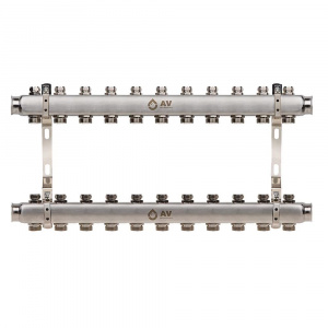 Коллекторная группа для отопления на 11 выходов AV Engineering AVE162
