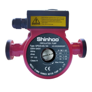 Насос циркуляционный Shinhoo GPD25-8S-180 с гайками Насос циркуляционный Shinhoo GPD25-8S-180 с гайками