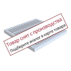 Решетка для дождеприемника Basic 300 х 300 мм пластиковая ячеистая СЕРАЯ Standartpark