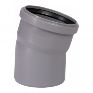 Угол для внутренней канализации 75 х 22° Wavin