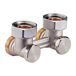 Узел нижнего подключения угловой 3/4" x 3/4"E Giacomini R388