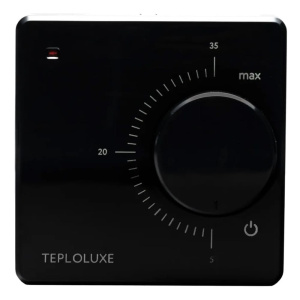 Терморегулятор механический LC 001 Чёрный, Теплолюкс