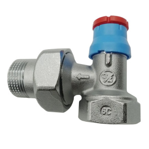 Кран термостатический радиаторный угловой 3/4" Giacomini R401TG