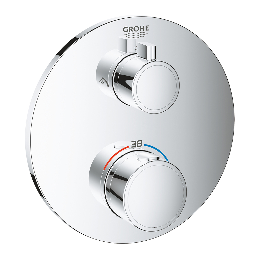 Термостатический смеситель скрытого монтажа для душа Grohe Grohtherm 24076000 Термостатический смеситель скрытого монтажа для душа Grohe Grohtherm 24076000