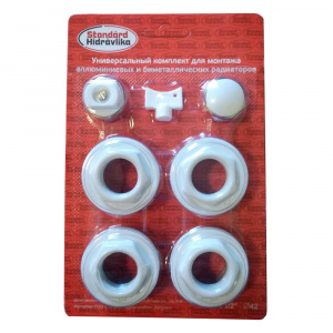 Комплект футорок 1"х 1/2" для монтажа радиаторов Standart Hidravlika