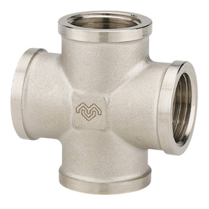 Крестовина 1/2" ВР никелированная VARMEGA