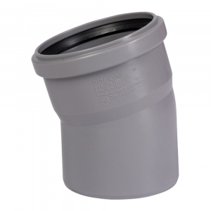 Угол канализационный ПП внутренний Ostendorf 125 мм 15°