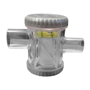 Сифон прозрачный горизонтальный запахозапорный SIPHON STOP D32, Tecnosystemi