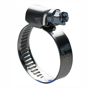 Хомут червячный 08 х 16 мм нержавеющая сталь (W2) STARFIX Хомут червячный 08 х 16 мм нержавеющая сталь (W2) STARFIX