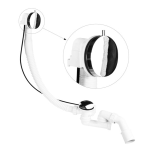 Сифон для ванны автомат McAlpine SLIM MP31SSF-CBR хром с ревизией (40/50 мм) Сифон для ванны автомат McAlpine SLIM MP31SSF-CBR хром с ревизией (40/50 мм)