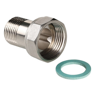 Полусгон с накидной гайкой 3/4" ВР х 1/2" НР Valtec Полусгон с накидной гайкой 3/4" ВР х 1/2" НР Valtec
