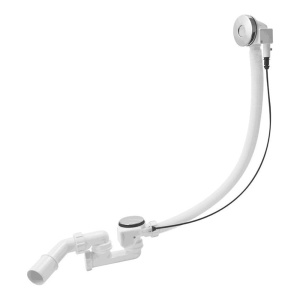 Сифон для ванны Push Button McALPINE HC31PB-CP с пневмокнопкой Сифон для ванны Push Button McALPINE HC31PB-CP с пневмокнопкой