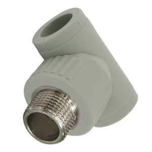 Тройник ПП 25 х 3/4" х 25 НР Aquapipe Тройник ПП 25 х 3/4" х 25 НР Aquapipe
