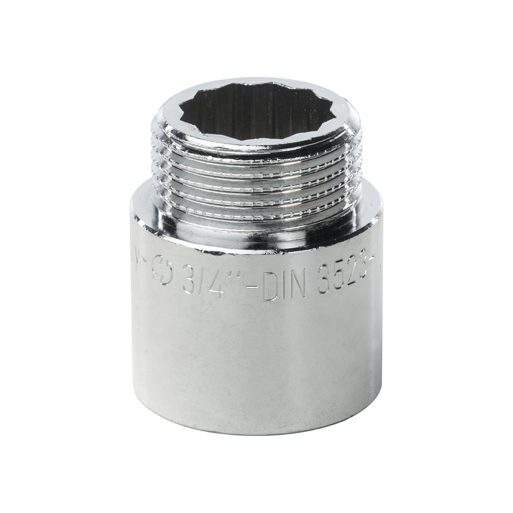 Удлинитель латунный 3/4" 25 мм хромированный General Fittings Удлинитель латунный 3/4" 25 мм хромированный General Fittings
