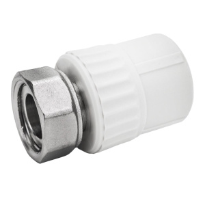 Переход с накидной гайкой 32 х 1" белый VALFEX Переход с накидной гайкой 32 х 1" белый VALFEX