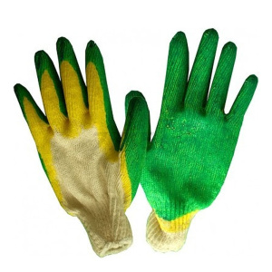 Перчатки х/б, латексное покрытие (двойной облив), 13 класс (мин. риски), Континент-Сити