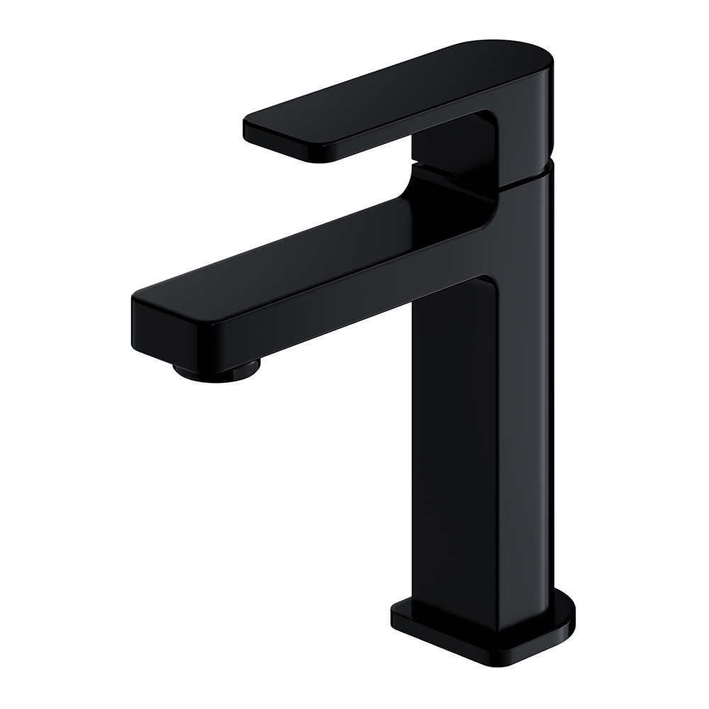 Смеситель для умывальника Omnires Baretti BLACK BA7810BL черный Смеситель для умывальника Omnires Baretti BLACK BA7810BL черный