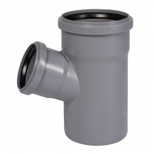 Тройник для внутренней канализации 110 х 75 мм 67° Wavin