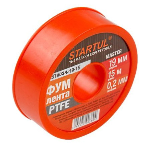 Фум-лента PTFE 15м х 19мм х 0,2мм STARTUL MASTER