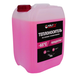 Теплоноситель -65 VALFEX, 10 кг (на основе этиленгликоля)