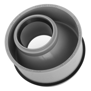 Переходник эксцентрический DN 110/50 мм для срезанной трубы Airfit
