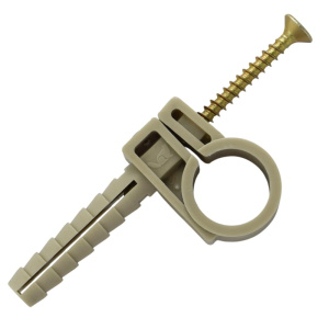 Крепление пластиковое БОБР для труб 32 мм YustaPlast