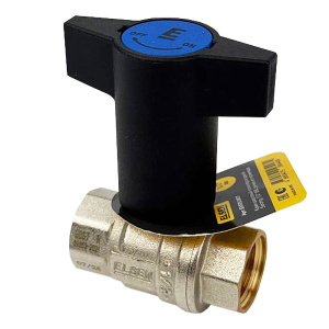Кран шаровой полнопроходной Strong 3/4" ВР, Т-образная высокая ручка, ELSEN