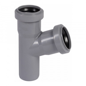 Тройник для внутренней канализации 50 х 40 мм 67° Wavin
