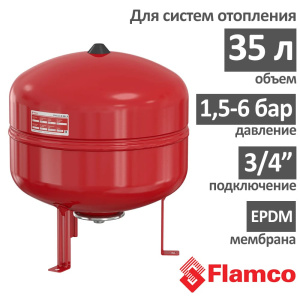 Расширительный бак Flamco FLEXCON R 35