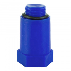 Пробка глухая длинная синяя 3/4" НР STYRON