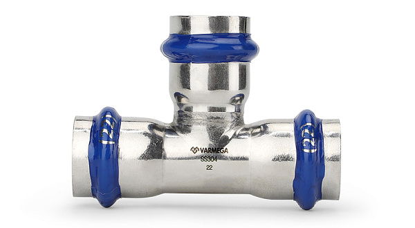 Нержавеющий пресс-тройник VARMEGA Inox Press