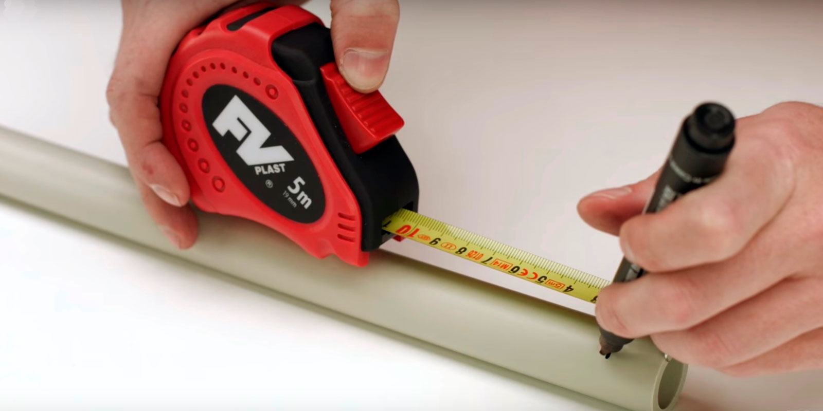 разметка полипропиленовых труб