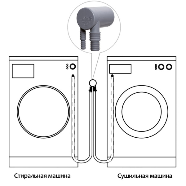 Переходник угловой DN 40 с двумя штуцерами 1x8,1-11,8мм /1x14,5-20,3 мм Airfit Переходник угловой DN 40 с двумя штуцерами 1x8,1-11,8мм /1x14,5-20,3 мм Airfit