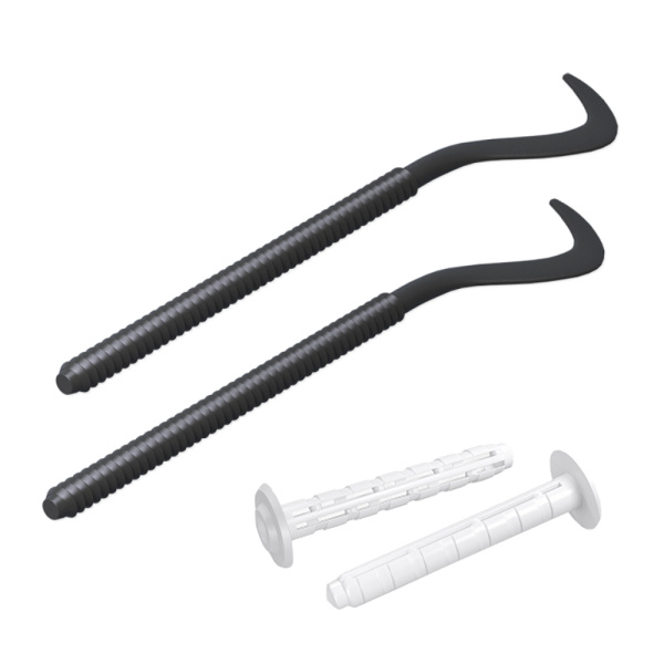 Комплект креплений для радиатора черный 7 х 170 мм Royal Thermo